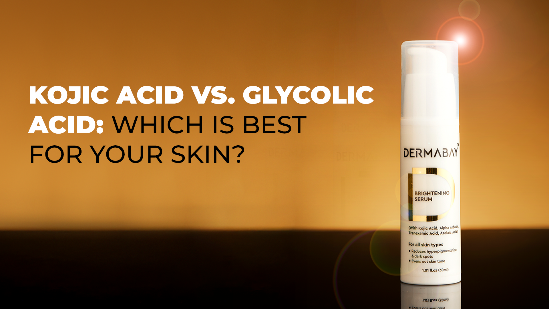 Kojic Acid vs. Glycolic Acid