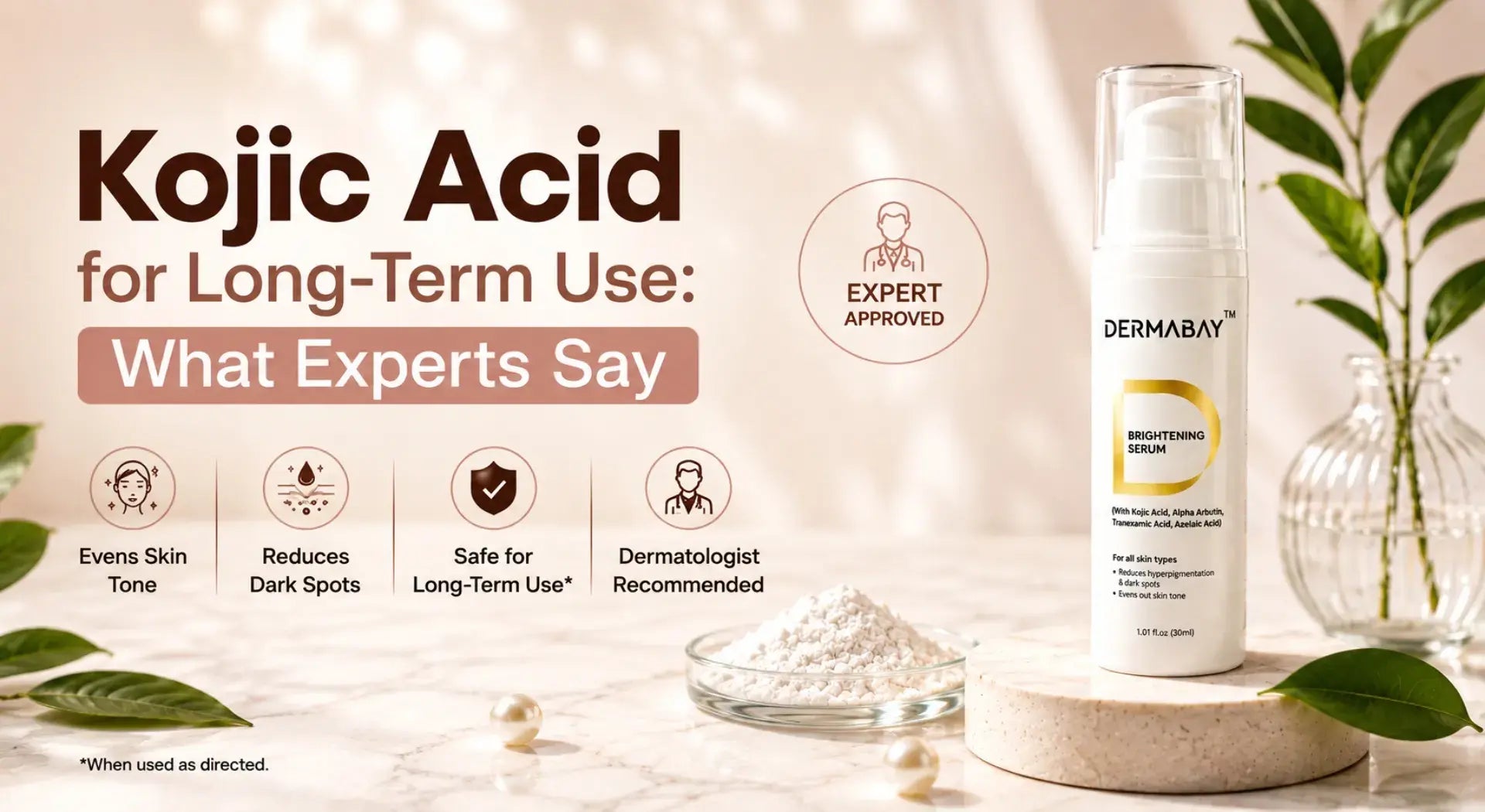 Kojic Acid for Long-Term Use: What Experts Say