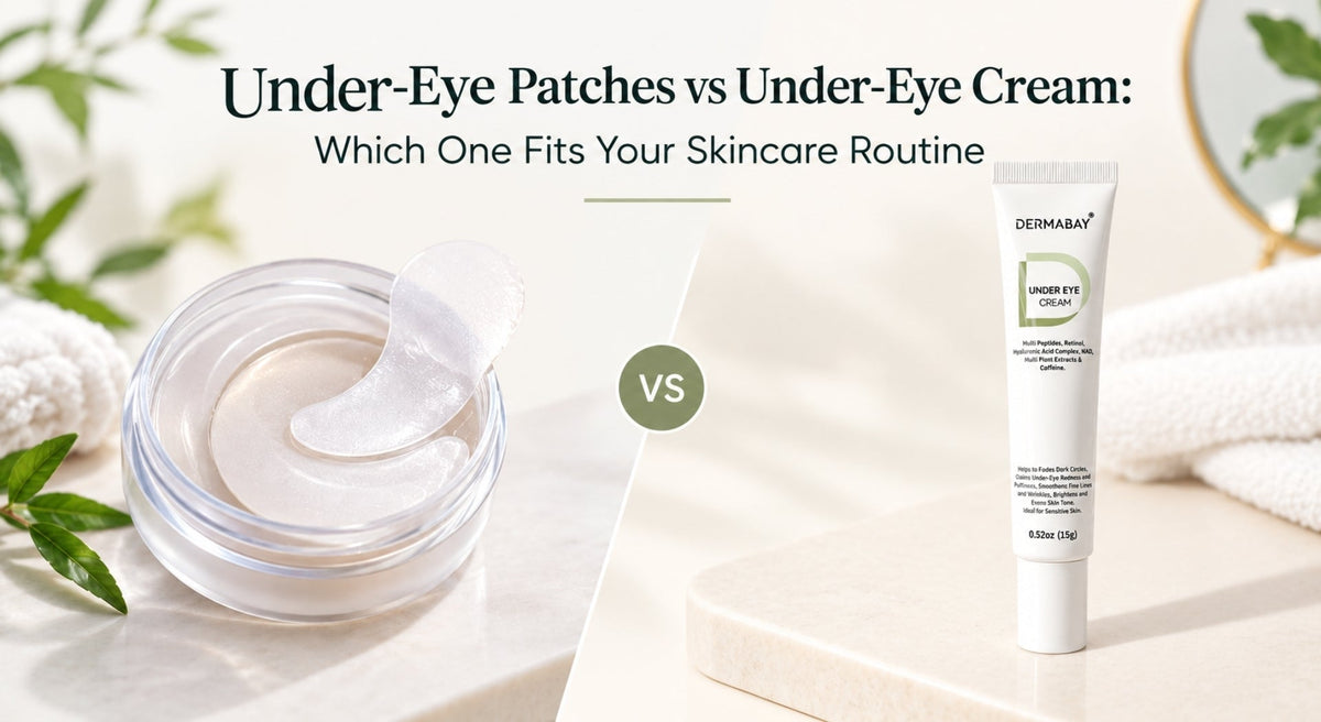 Under-Eye Patches vs Under-Eye Cream: Which One Fits Your Skincare Routine
