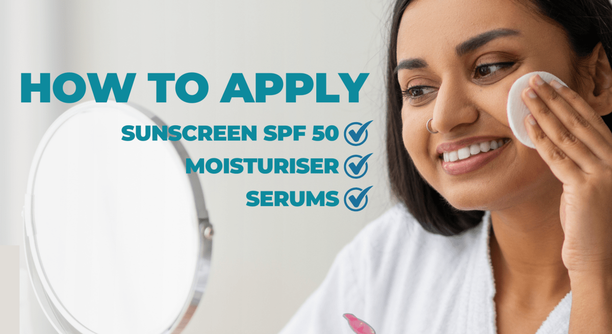 How to Layer Sunscreen with Moisturiser, Vitamin C & Niacinamide — The Correct Order - Dermabay