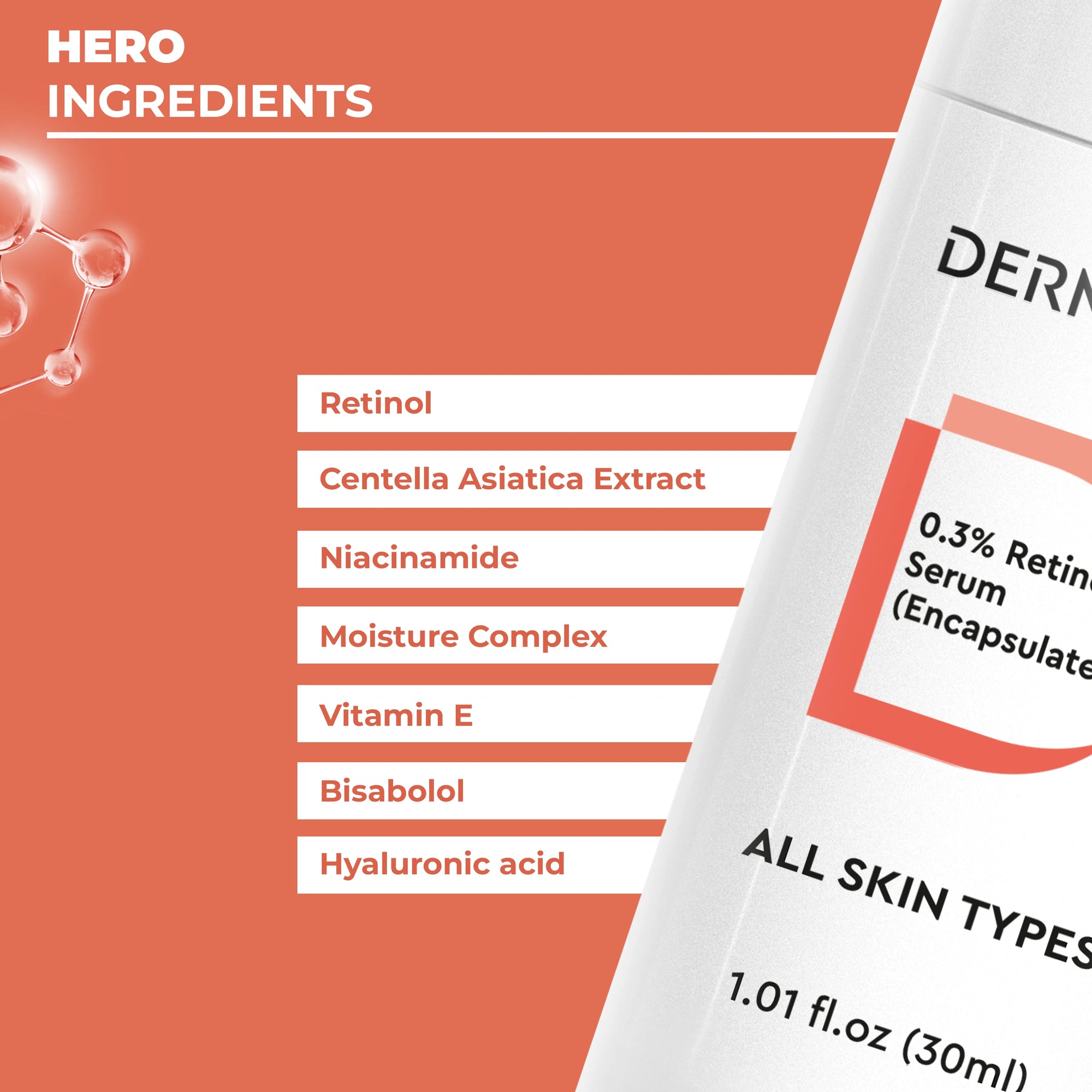 Retinol 0.3% Face serum Ingredients