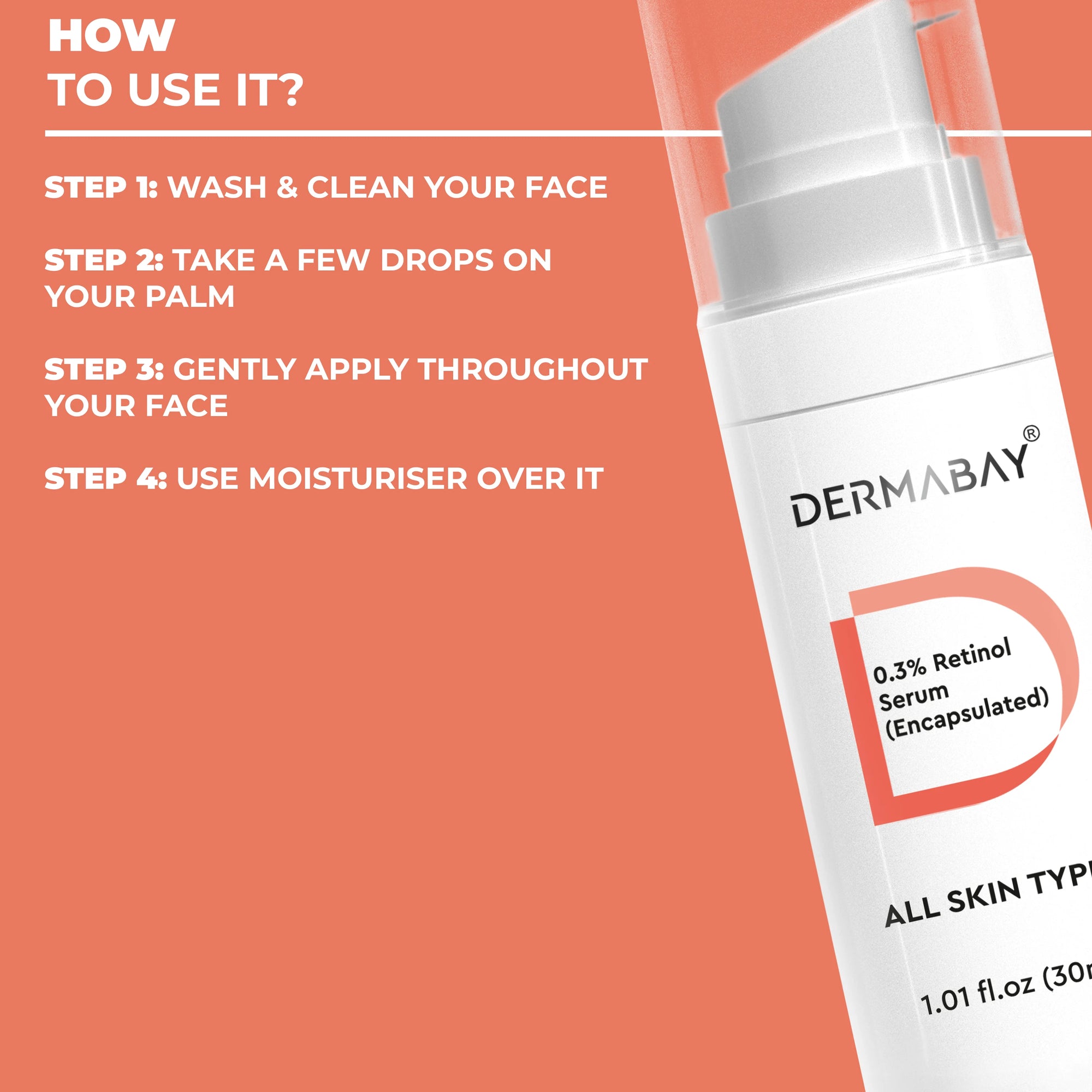 How to use Retinol 0.3 serum