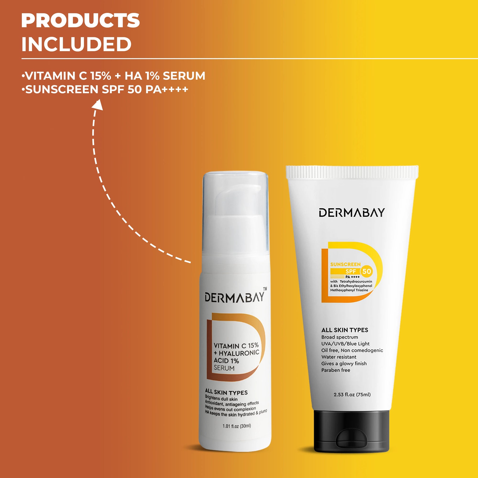 Glow and protect combo Ingredients
