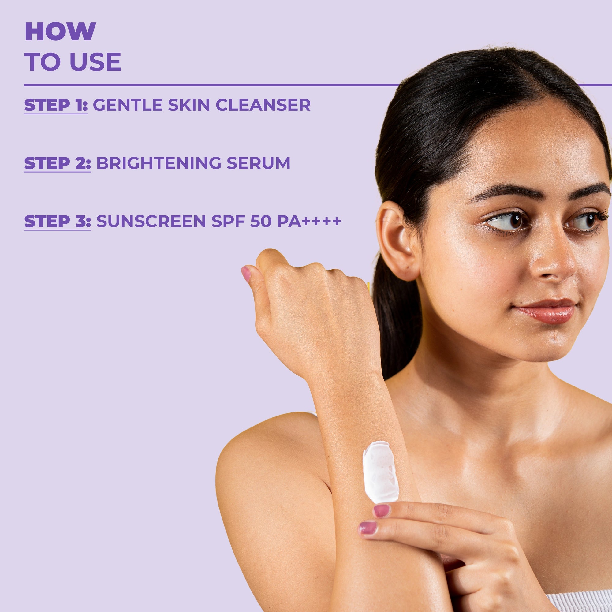 How to use anti pigmentation combo