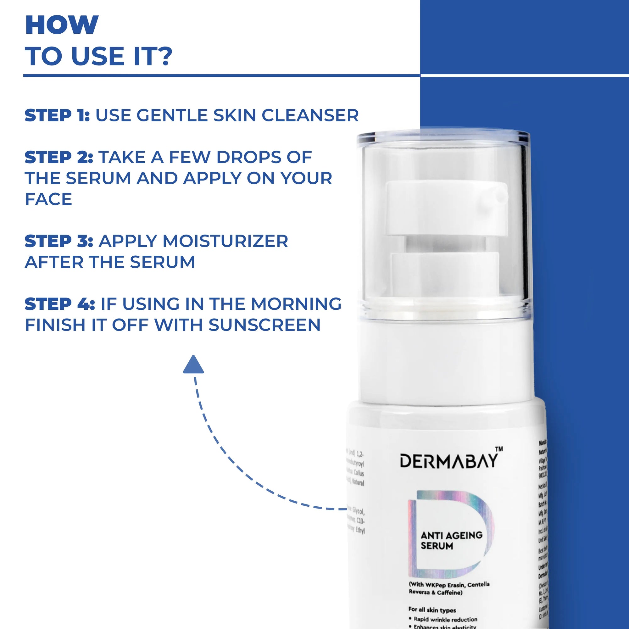 How to use anti ageing serum