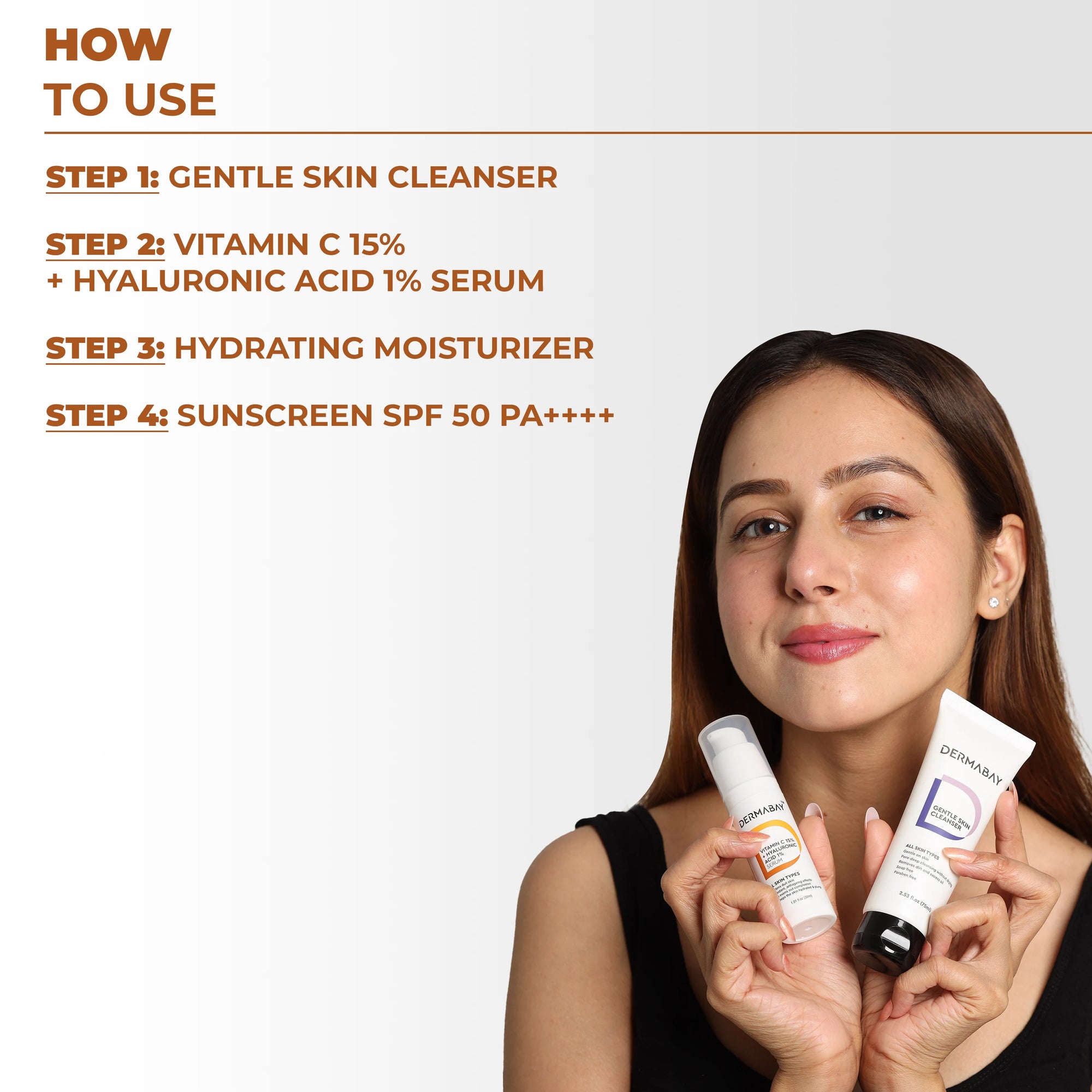 How to use Morning Skincare Kit