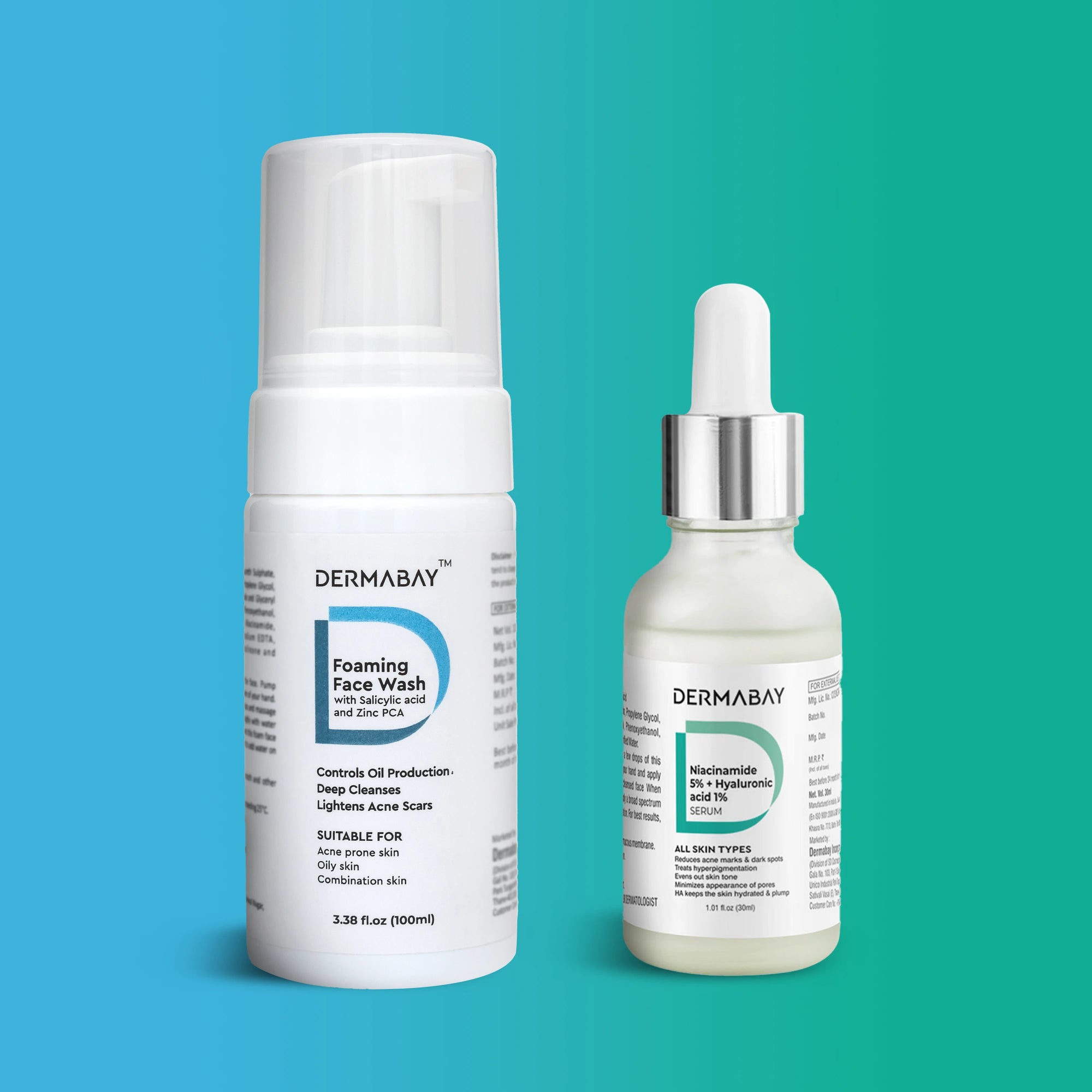 Foaming Face Wash and Niacinamide Serum