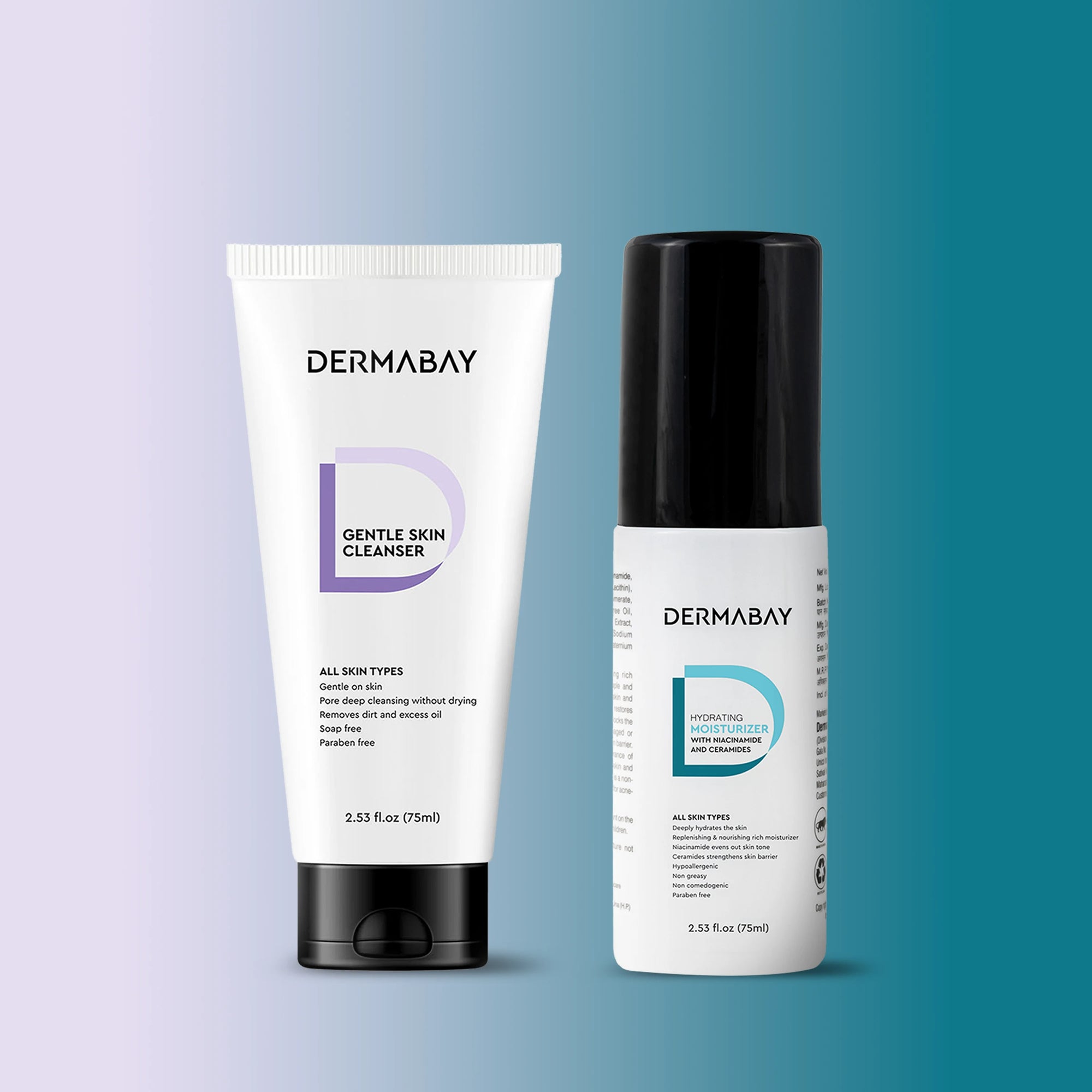Gentle skin cleanser and Hydrating Moisturizer