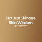 Brand title banner showcasing the new Dermabay face scrub and face exfoliator for skin wellness.