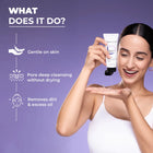 Key skincare benefits of the Dermabay best facial cleanser for sensitive skin providing deep pore cleansing and removing excess oil without drying.