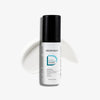 Product pump bottle shot of the Dermabay moisturizer for hydration shown with a smooth cream texture swatch.
