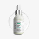Product dropper bottle of the Dermabay niacinamide face serum displayed against a clean background with serum droplets.