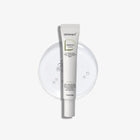 Dermabay under eye cream tube on a textured glass surface, helps fade dark circles and puffiness