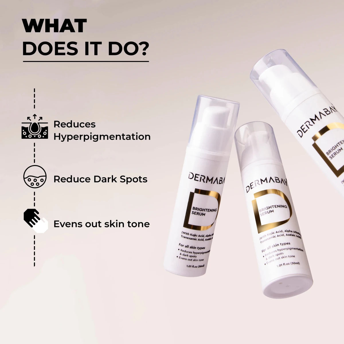 Kojic Acid Brightening SerumDermabay