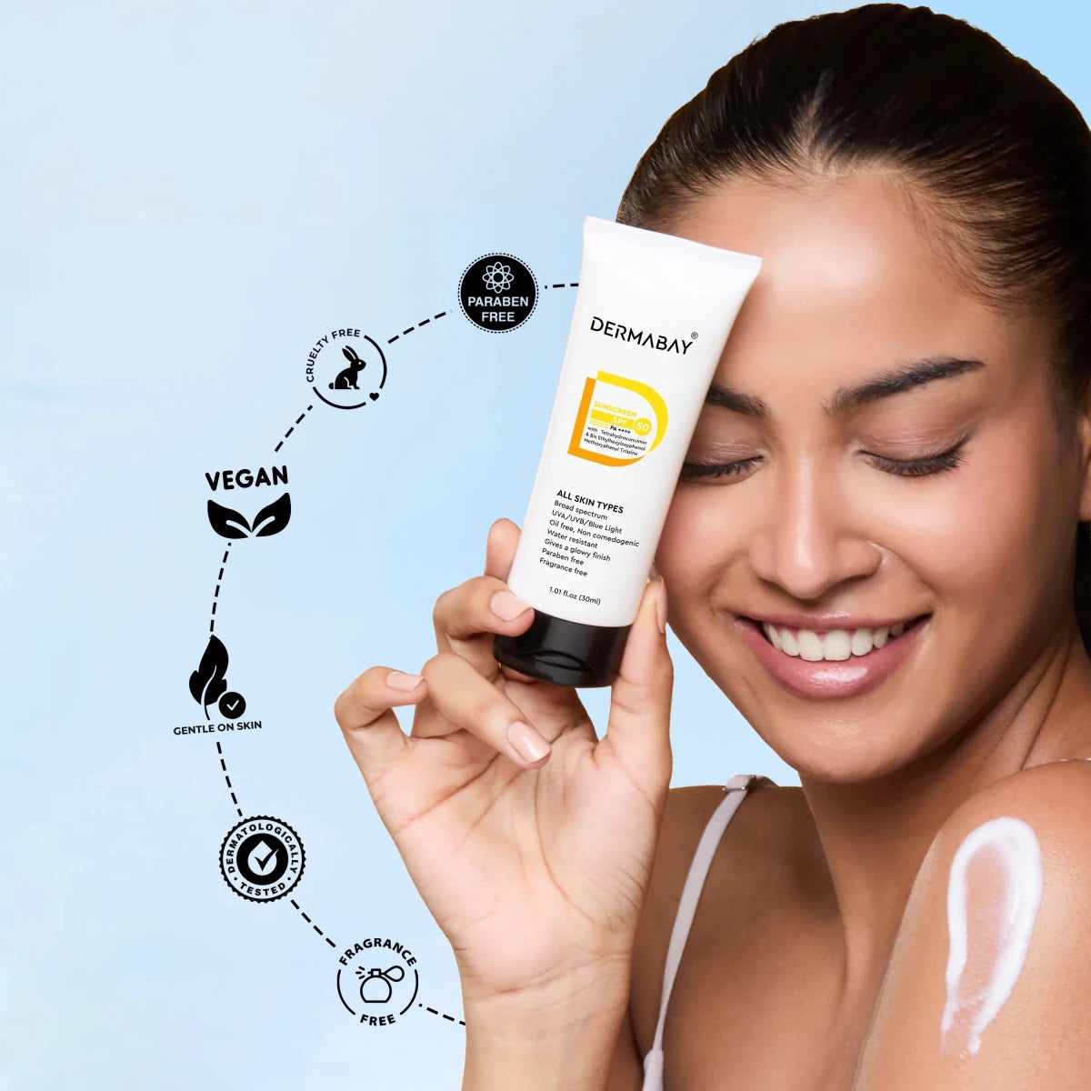 Sunscreen SPF 50 PA++++sunscreenDermabay