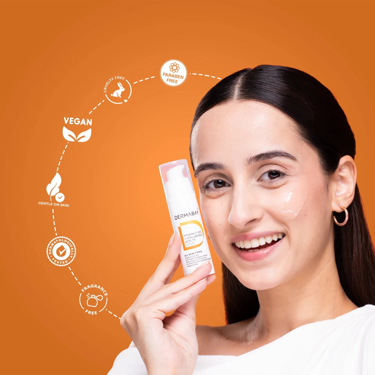 Vitamin C 15% + Hyaluronic Acid 1% SerumDermabay